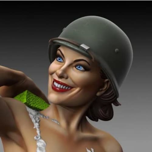 1/35 Scale Glamour Beauty Bathing Unpainted Resin Assembly Kit Figure Plastic Model Doll Garage Kit