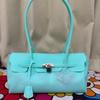 Macaron Color PVC Jelly Bag: Women's 2026 Shoulder Tote with Lock Buckle – Fashionable Commuter Bag