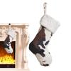 20 Inch Christmas Stockings Furry Christmas Gift Bag Christmas Socks Pendant  Farmhouse