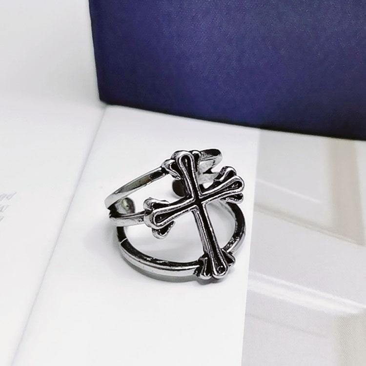 Men's Vintage Cross Antique Ring