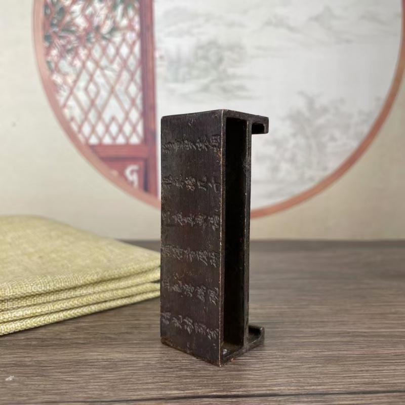 Antique Miscellaneous Ware Collection Square Study Furnishings Ornaments Copper Chopsticks Table Old Dec