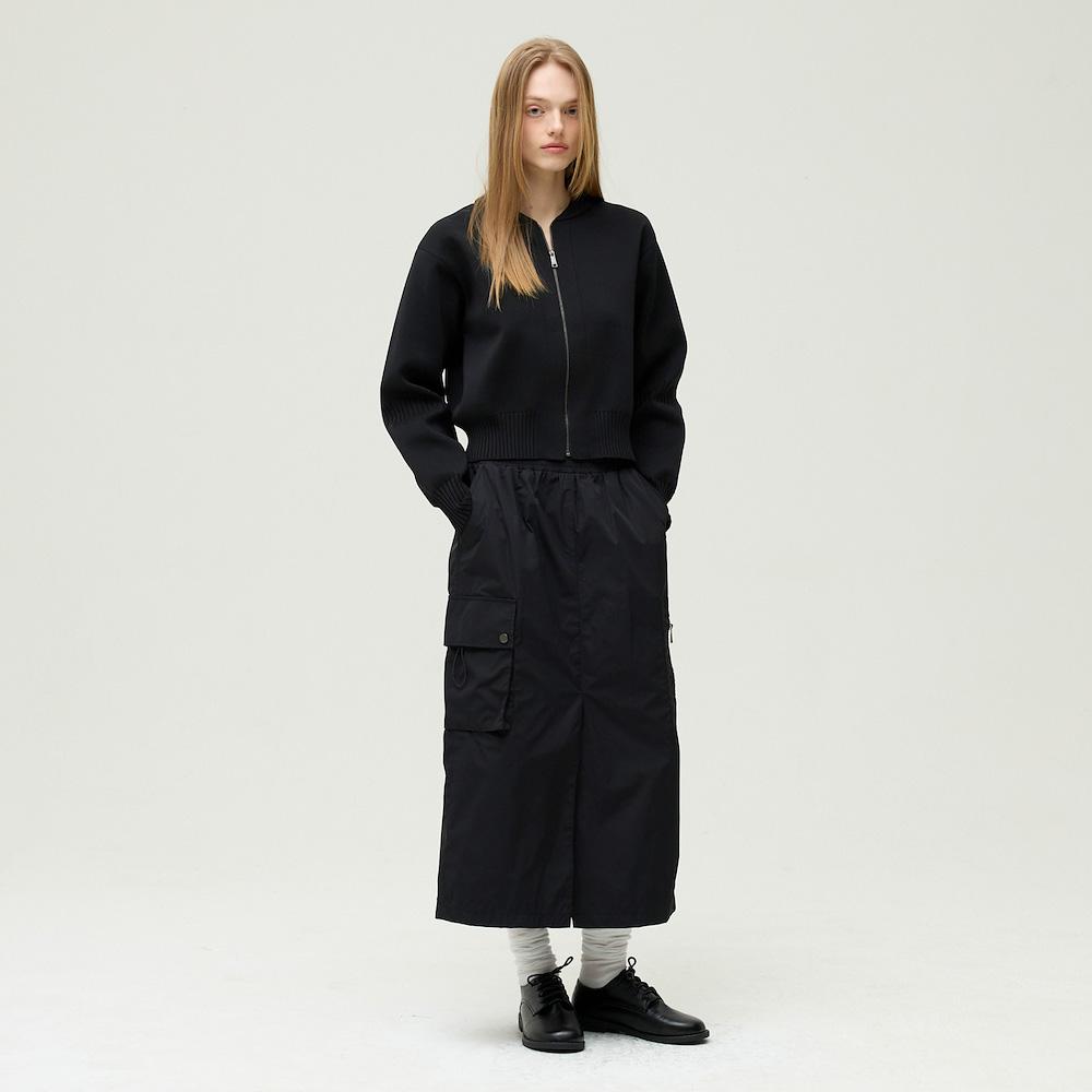 Ibiem Casual H-Line Elastic Skirt Emq3Wsk070