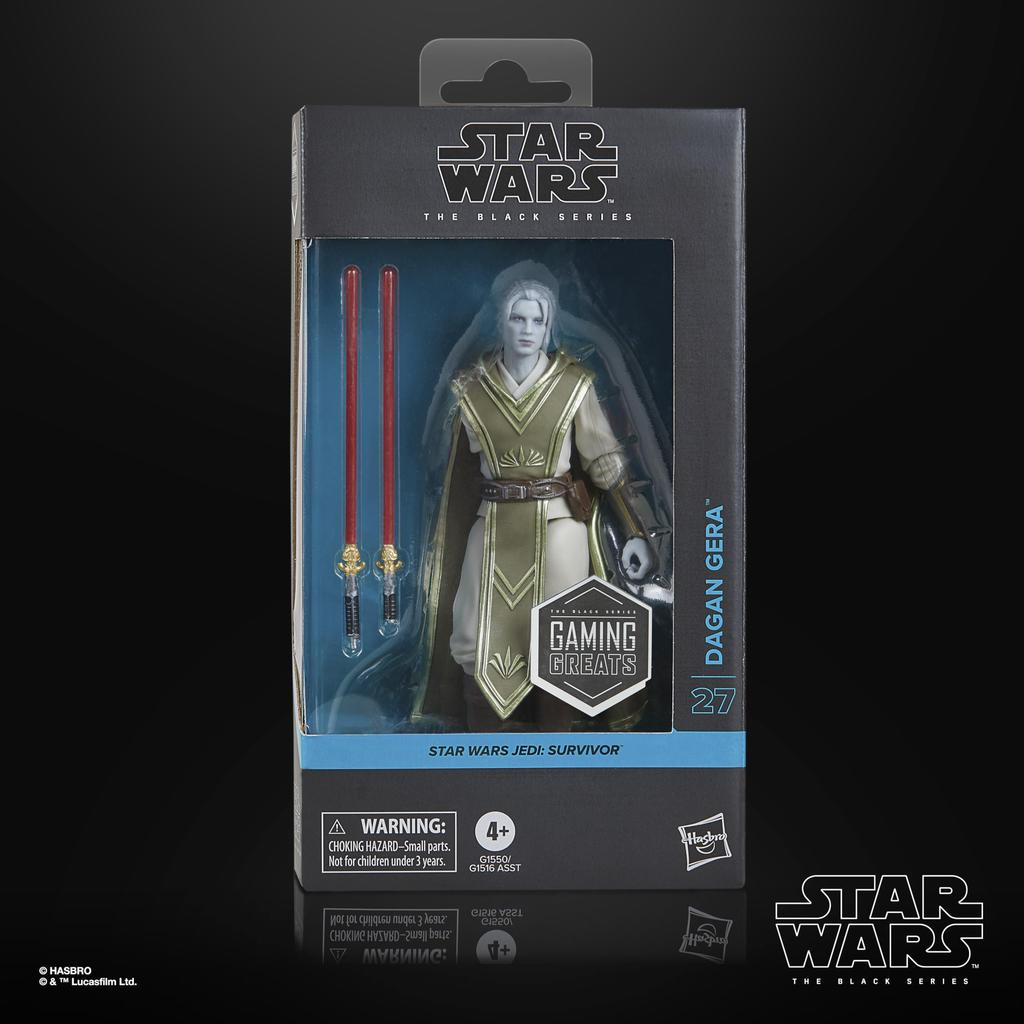 Hasbro Star Wars Black Series Dagan Gera, Star Wars Jedi: Survivor Gaming Greats Collectible 15cm Action Figure G1550 Authentic