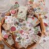 46pcs/box Hand Painted Plant Code Mini Boxed Stickers Guitar Skateboard Decoration Scrapbook Sticker Phone Case Decor