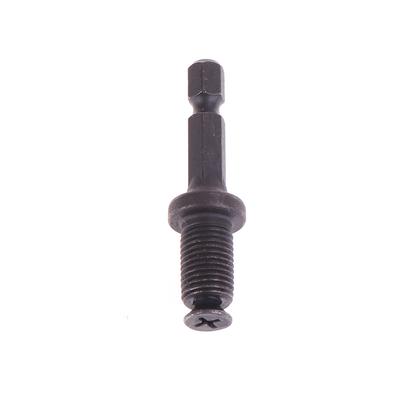 3/8"-24Unf Male Thread Screw Chuck Adapter Connector For Hex Shank Drill Bit