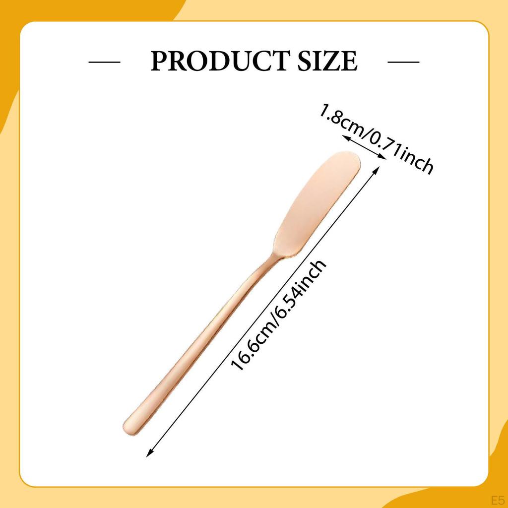 Stainless Steel Butter Spreader Spatulas Multifunctional Easy Clean Practical Knife Baking