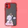 Genshin Impact Ganyu Phone Case For IPhone 13 12 11 Mini Pro Max XS X Max XR 8 7 Plus SE 2022 Skin Color Phone Cover