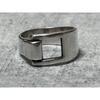 Used Belt Design Silver Ring 925 Simple Ring [38]