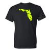 Pickleball State Florida Basic Cotton T Shirt - Black