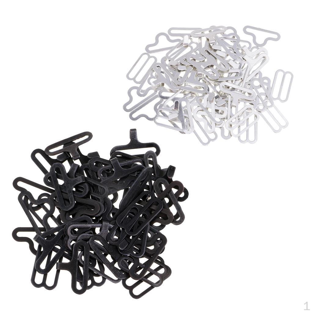 40 Pieces Bow Ties Clips, Metal Hooks DIY Sewing