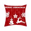 Neuer Weihnachts-Sofa-Kissenbezug Zuhause Amerikanischer Buchstaben-Druck Bettseiten-Kissenbezug