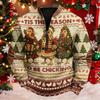 Men's Sweatshirt with Funny Christmas Print, Long Sleeve Pullover Top
