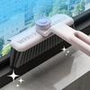 3 In 1 Rotating Crevice Brush Kitchen Toilet Stove Sink Scrubbing Cleaning Tool Hard-Bristled Brush for Stiff Angled Bristles