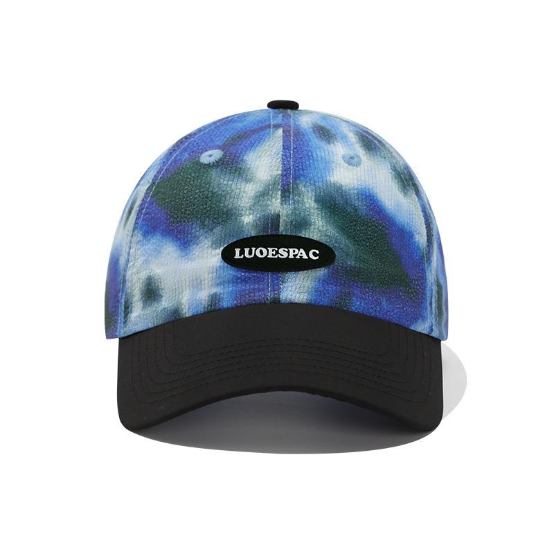 Hat summer quick-drying function leopard print cap men's and women's color matching street slightly curved flat-brimmed casual baseball cap