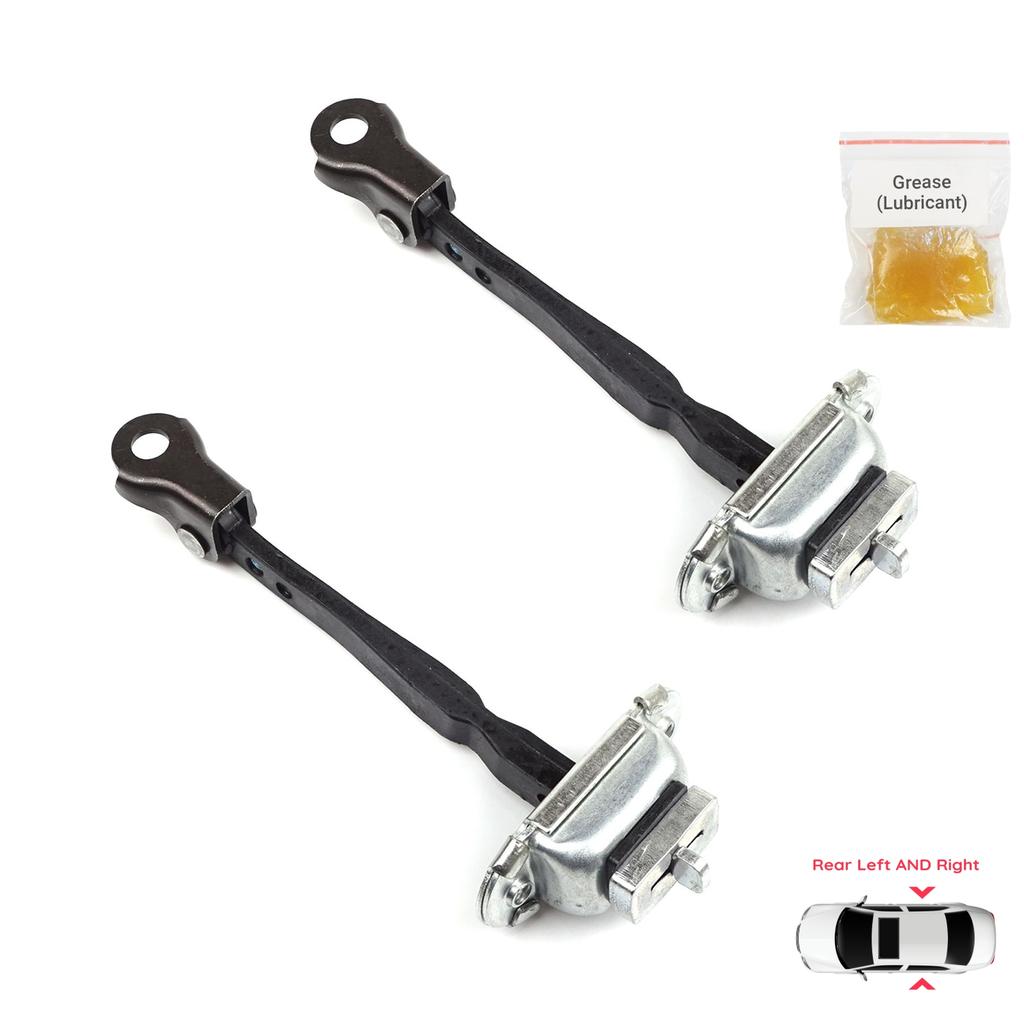EDP1253-1 2 Pieces Rear Left AND Right Door Catch Hinge Brake Stop Check Strap Limiter for Renault Kadjar Nissan Qashqai MK2 J11 824304EA0A