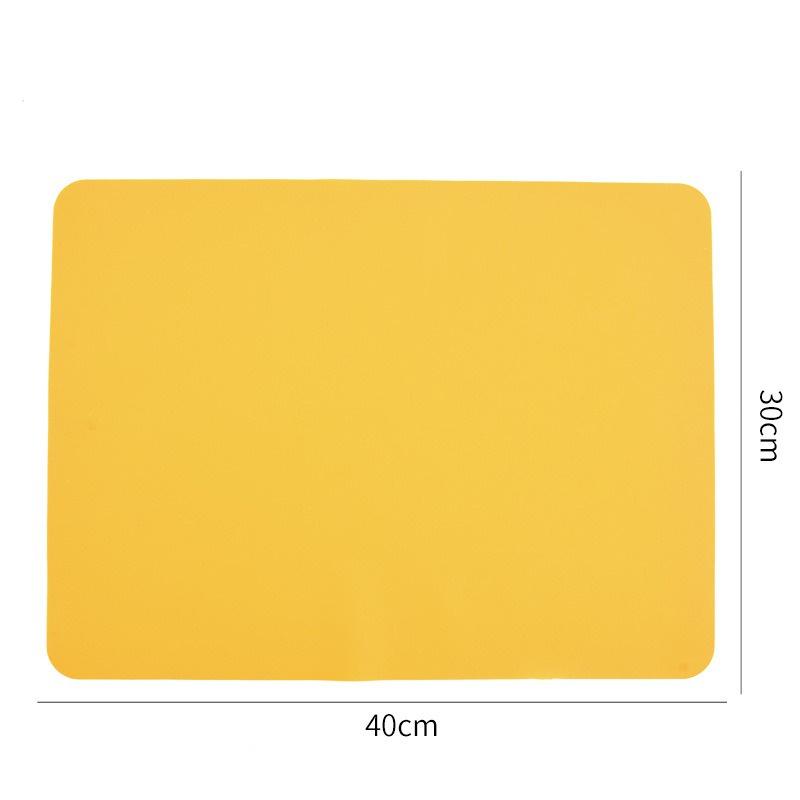 New Silicone Waterproof Placemat Table Mat Molandi Color Pads Heat Insulation Anti-skidding Washable Durable For Kitchen Dining