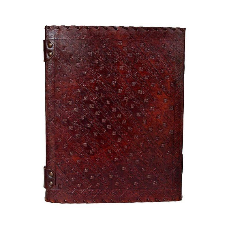 Handbound Leather Journal/ Spell Book Of Shadow /Journal Personalized/ Leather Sevan Stone Journal /medieval book large Brown Blank Book