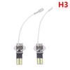 2 шт. светодиодные лампы H3 H1 для противотуманных фар 24 SMD белые 12 В светодиодная противотуманная фара ходовой огонь