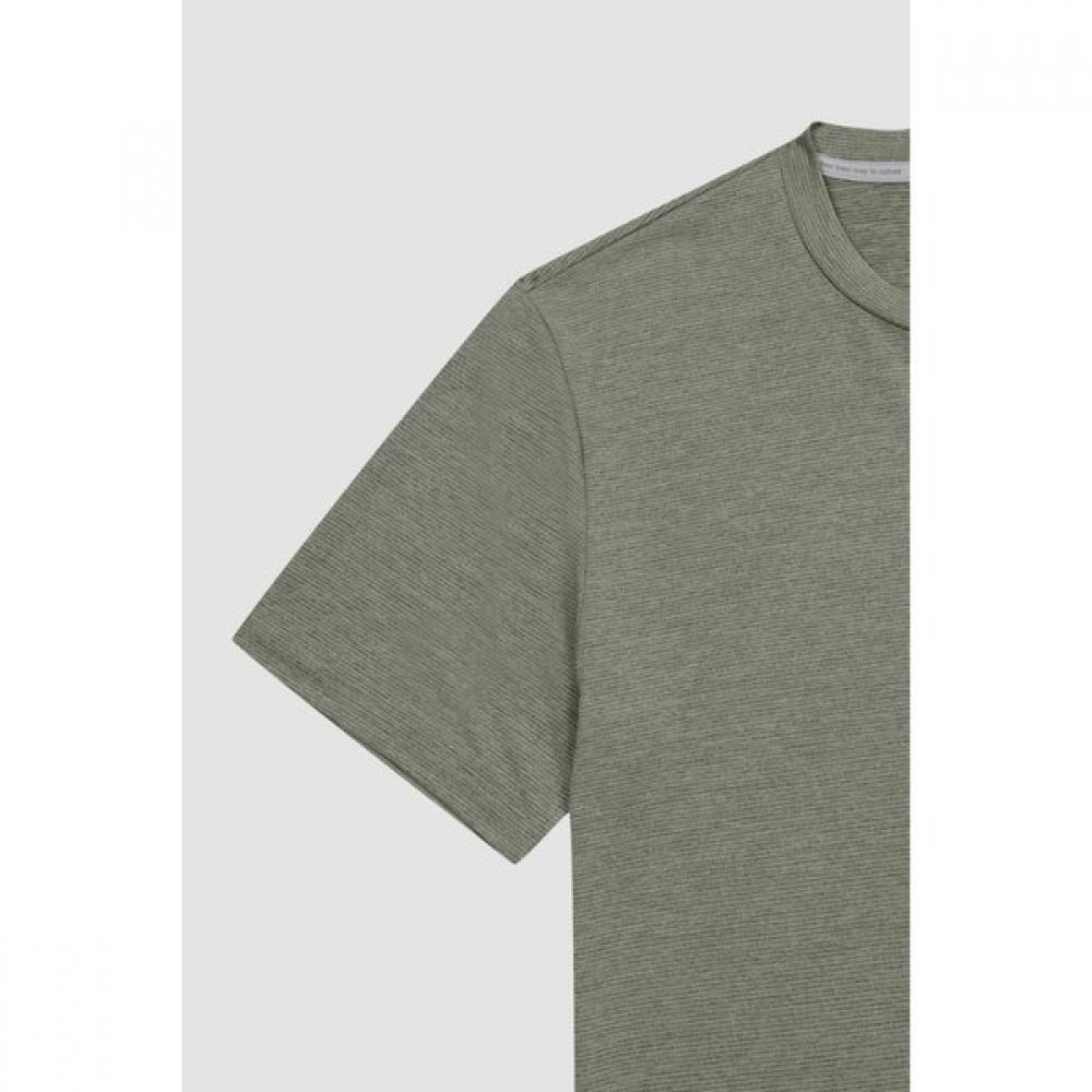 Kolon SporT Men S Hiking ShorT Sleeve Round T ShirT jwTcm25301kha