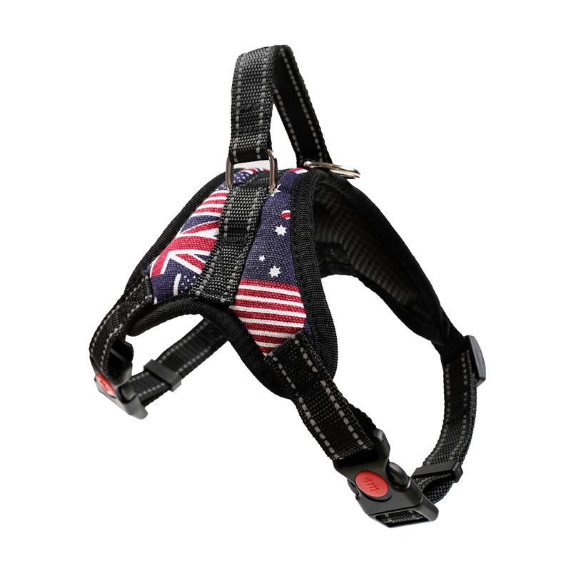 Adjustable Explosion-Proof Pet Harness for Small Medium Dogs - Outdoor Dog Chest Strap Supplies (8 Colors)