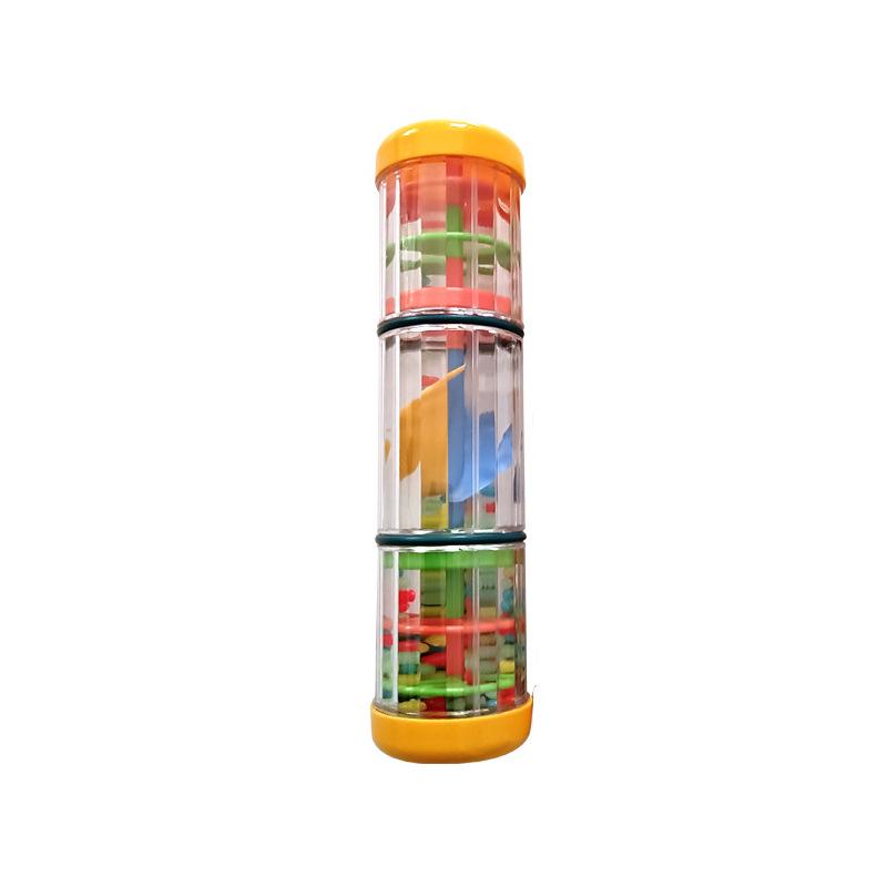Yellow-Capped Rotating Maraca Shaker - Orff Instrument for Children s Stage Performances