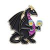 Charming Metal Crane Shape Brooch Fashionable And Decorative Enamel Pin All For