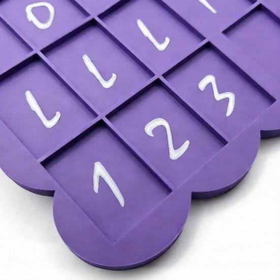 Tragbares Mahjong-Übungsbrett 3D-gedrucktes Mahjong-Solo-Trainingswerkzeug Amerikanische Mahjong-Strategiehilfe Leichtgewichtiges Einzelspieler-Training