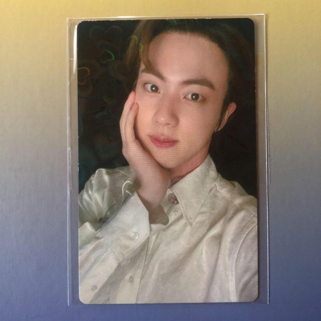 [USED] BTS Hologram Trading Card Jin BE JPFC Exclusive Purchase Bonus