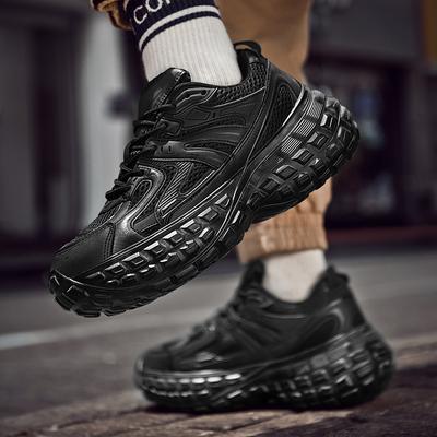 Tênis masculino estilo coreano japonês sapatos de malha para homens desfile de moda pneu sola antiderrapante sapatos casuais tênis masculinos