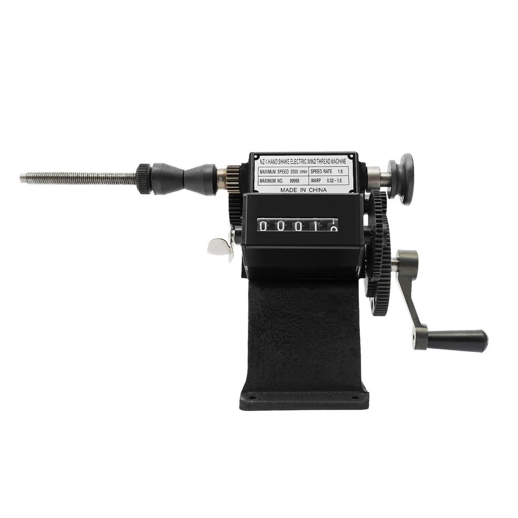 0.02-2.6mm Wires 0-99999 Manual Counting Winding Machine Multifunctional Hand Crank Electric Coil Counter Winder Coil Winder