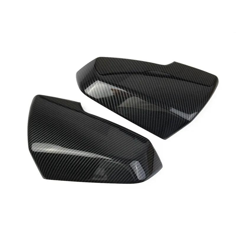 For Chevrolet Traverse 2018    Car Rearview Side Mirror Cover Sticker Wing Cap Exterior Door Case Trim Carbon Fiber