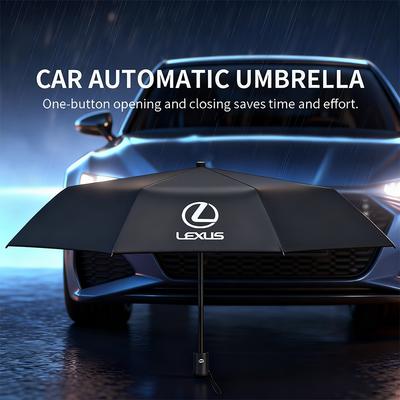 Umbrelă pliantă automată cu logo auto Umbrele anti-UV pentru Lexus F SPORT ES RX NX LS UX LM LX GX LC RZ IS CT GS RC HS SC TX LBX I