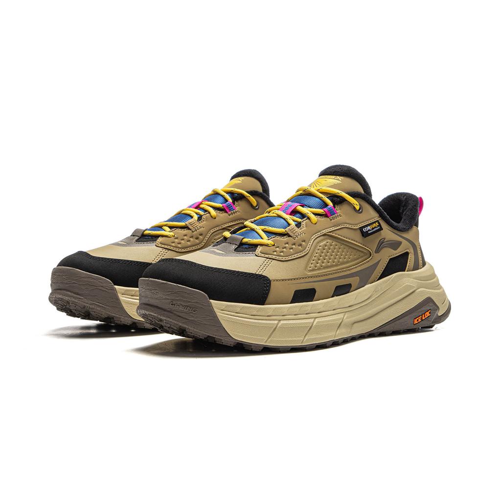 Li Ning Xingtu 2 LOW Cushioning Slip Resistant Abrasion Resistant Rebound Low Top Casual Shoes Unisex Umber AGLV171-3