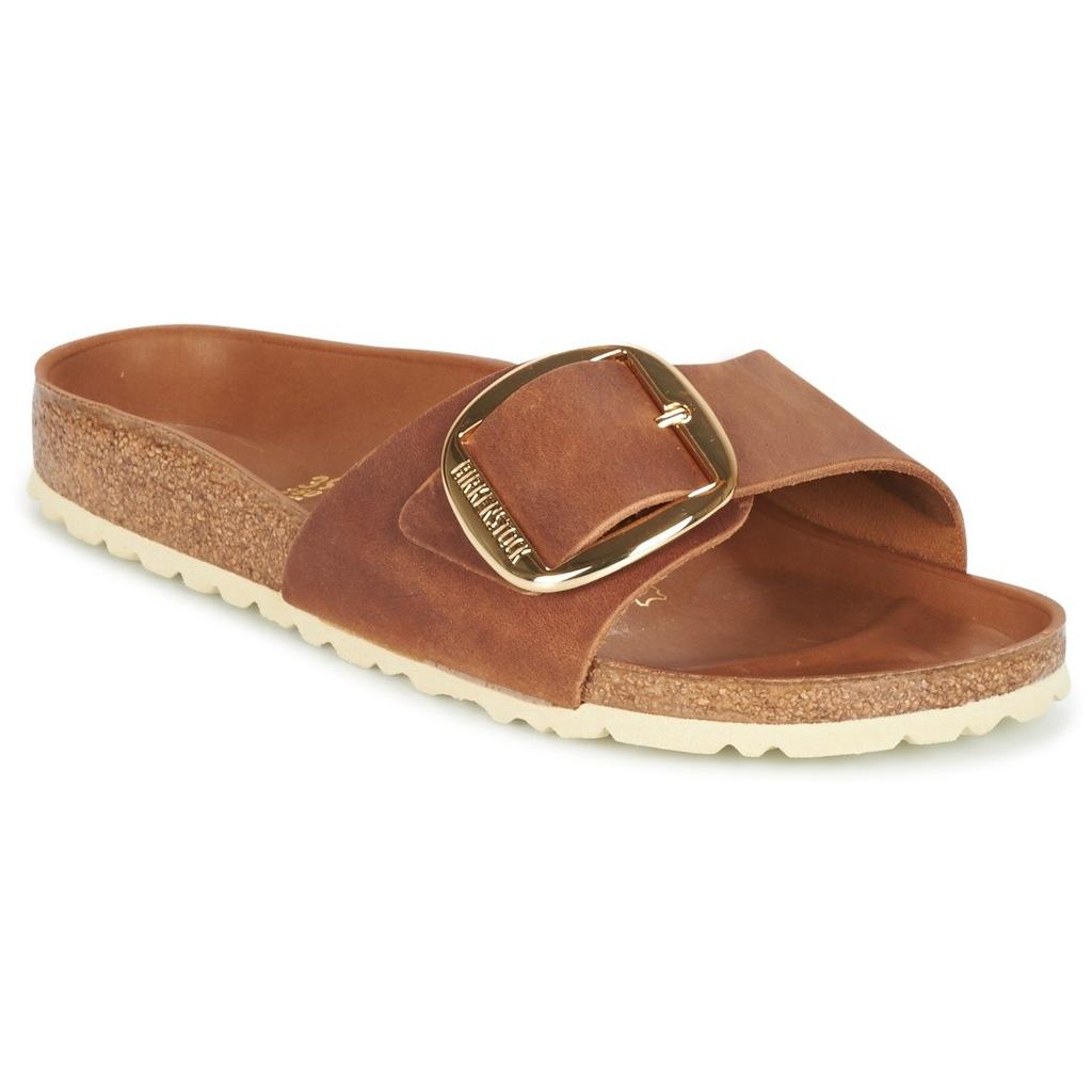 Birkenstock Madrid Big Buckle EU Size 37 Sandals, Cognac, (24 cm)
