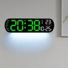 Stylish LED Digital Alarm Clock with Adjustable Brightness Wall Mount Clock Perfect for Bedroom, Offices,Home Decors