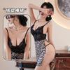 Sexy Lingerie Sexy Leopard Print Suspender Lace Seduction Nightdress Nightclub Uniform Hot Pajamas 2103