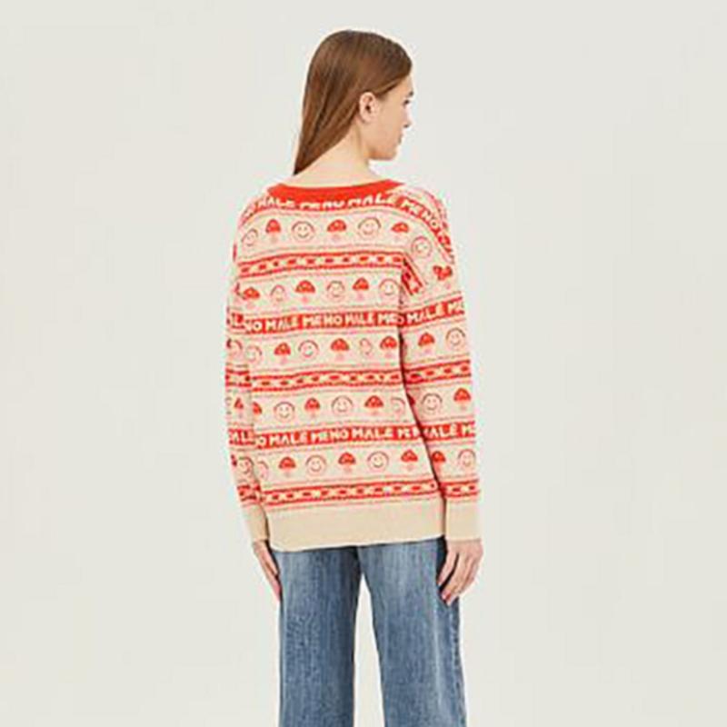 Benetton Benetton Mushroom Smile Knit Bakp49361 Or