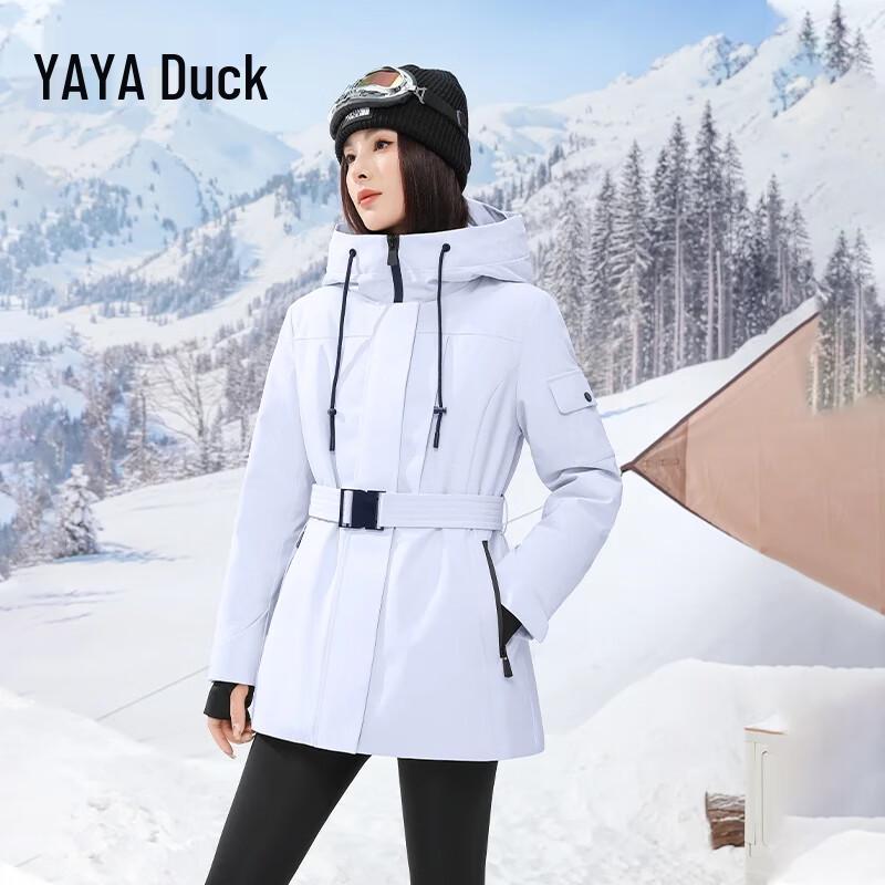 YAYA Women s 2024 Mid-Length Hooded Down Parka S