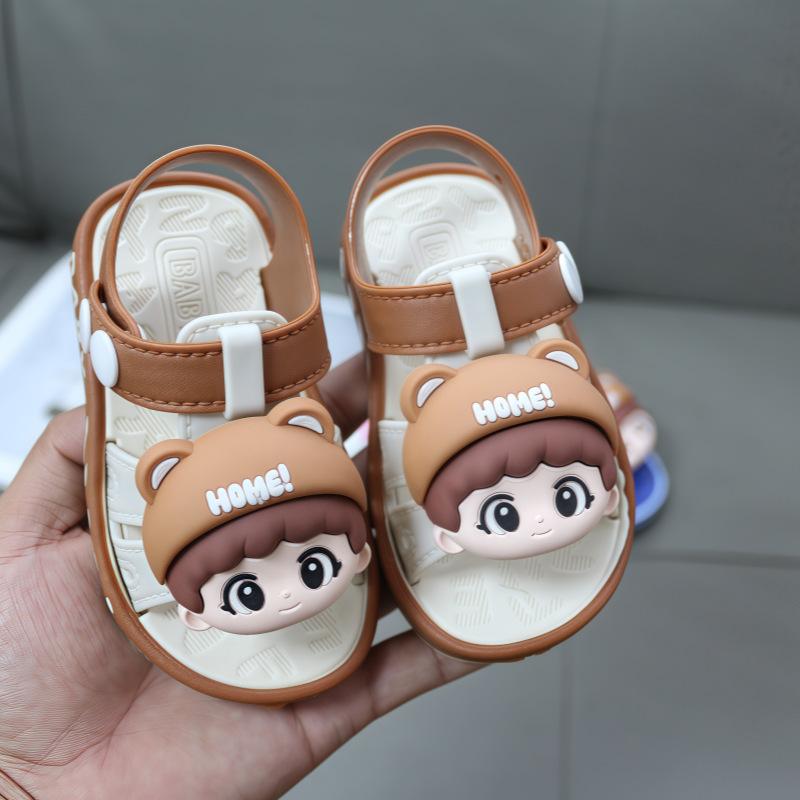 

New children s toddler shoes summer cartoon non-slip baby soft sole out girl baby 22 yards inner length 14.5CM.