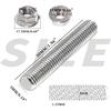 Studs Kit Exhaust Studs and Nuts Kit Compatible with 4.6L 5.4L Studs and Nu