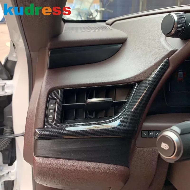 Car Center Console Dashboard Panel Cover Trim For Lexus ES 250 350 300h Carbon Fiber Interior Mouldings Accessories