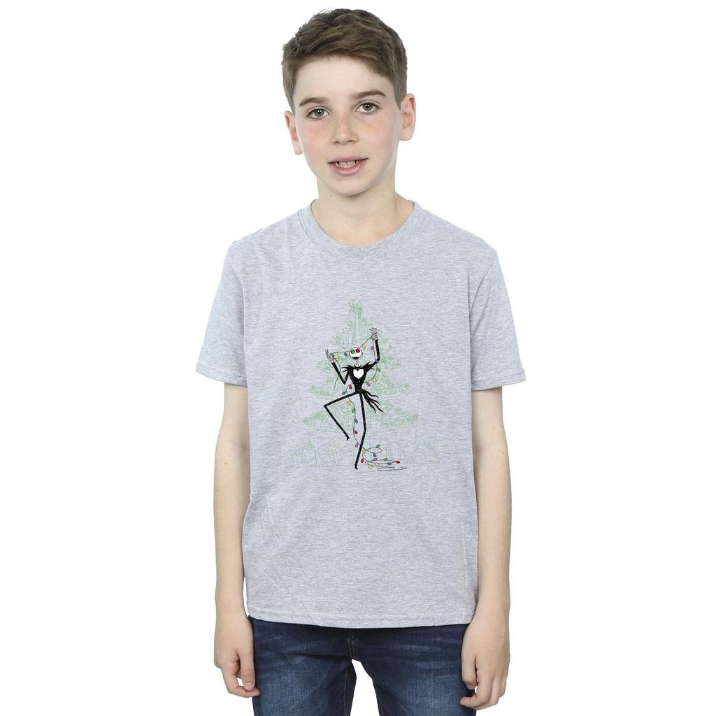 Disney Boys The Nightmare Before Christmas Tree Green T-Shirt