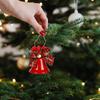 Christmas Bells Decor Charm Pendants With Lanyard Christmas Ornaments For Winter Holiday Family Door Party Fireplace Fall Home