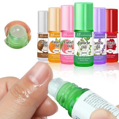 5ml Frucht Nagel Nähröl 6 Düfte Nagelbehandlung Nagelhaut Reparaturöl Vorbeugen Eingerissene Nagelhaut Nagellack Nähren Haut Heilmittel Maniküre