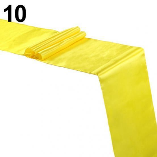 

12 x 108-дюймовий атласний настільний доріжок Весільний стіл Декор столу для вечірки