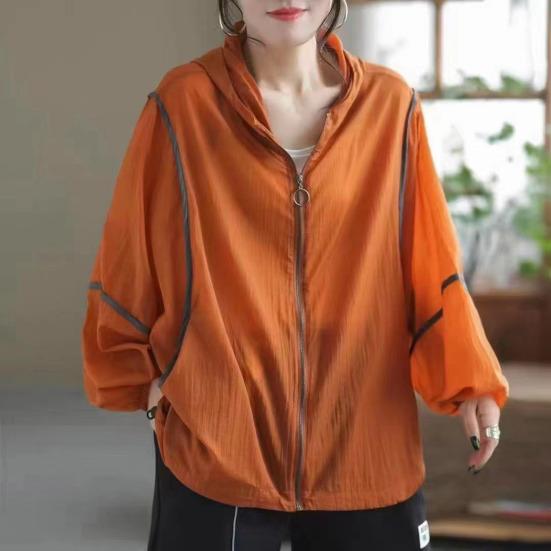 Jachetă cu protecție solară Mânecă lungă Parasolar Respirabil Ușoară Vară Jachetă cu protecție solară Îmbrăcăminte de damă