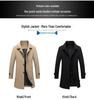 Men's High-Grade Mid-Length Casual Windbreaker Lapel Jacket for Spring, Summer, and Autumn