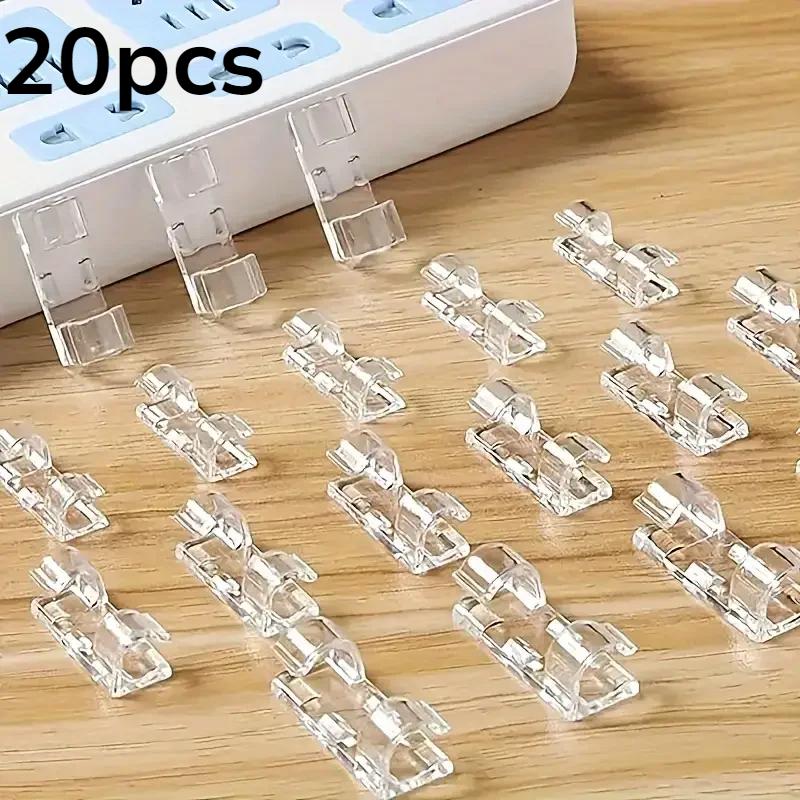 

Wire Organizer, Wire Holder, Wiring Artifact, Non-punching, Self-adhesive Wire, Seamless Clip, Desktop Data Cable Receiver