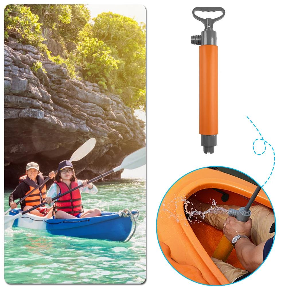 Kayak Manual Bilge Pump Hand Tool for Canoes & Boats Water Sports Rescue Supplies