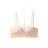 Beautiful back hanging neck sexy underwear women's ultra-thin big breasts show small gathering shoulder straps non-slip and non-marking breast bra